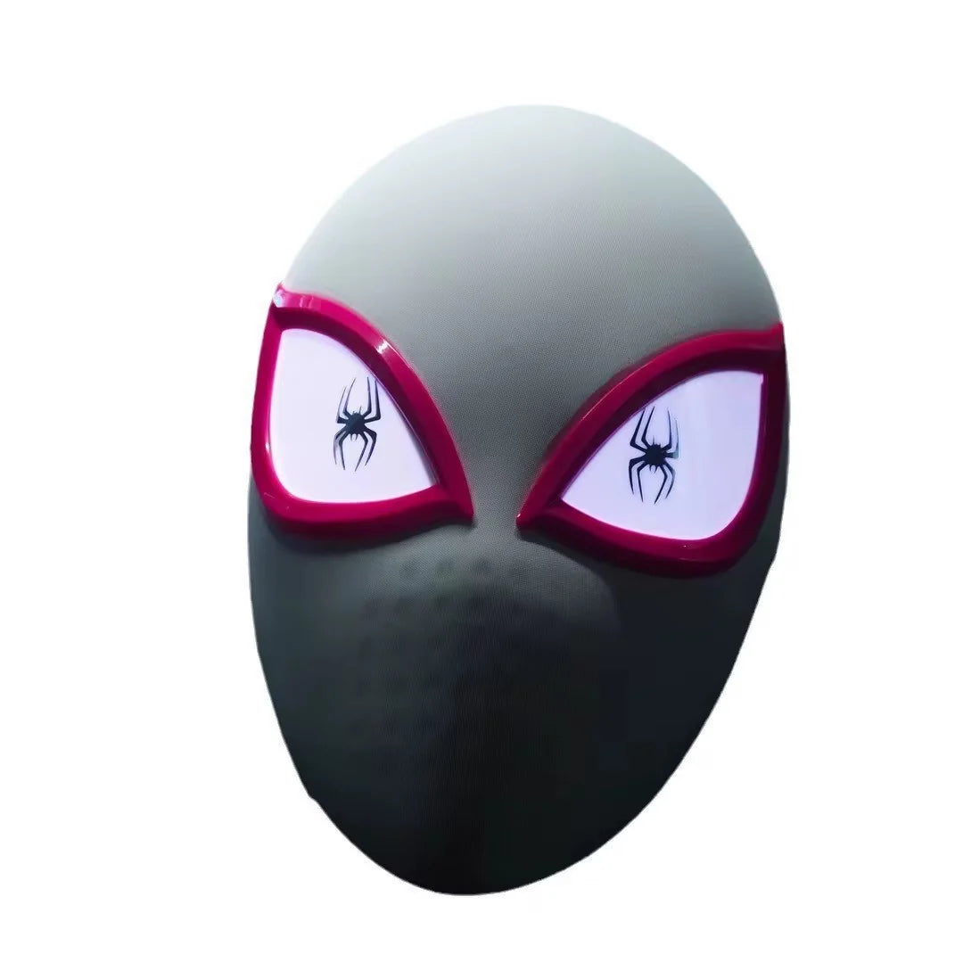 LED Light‑Up Spider Mask for Superhero Fans