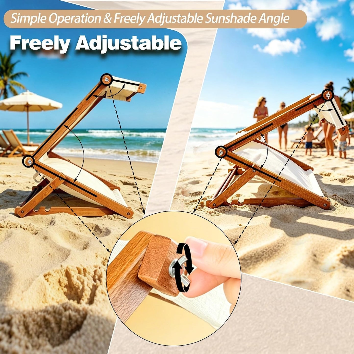 Ergonomic Neck Support Pillow for Beach Camping Pool